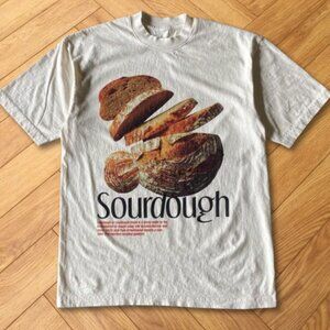 White Sourdough Bread Rustic Food Illustration Graphic Tee